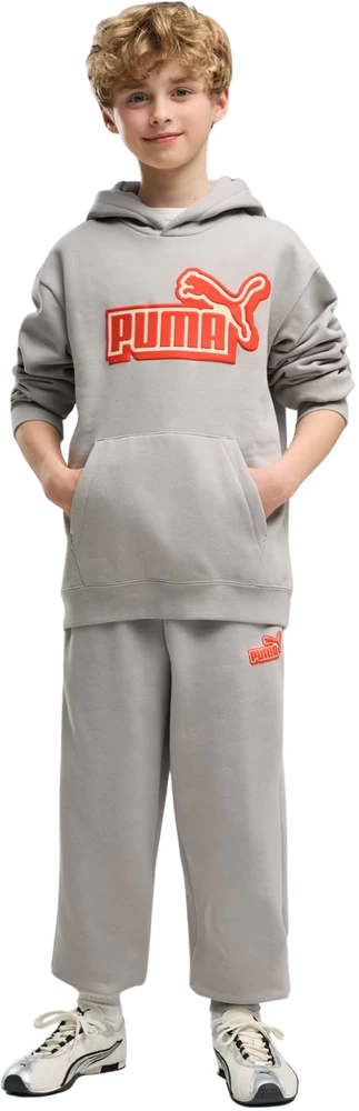 Bluza vaikams Puma ESS Logo Lab Relaxed Hoodie pilka 694674 63 (128cm)