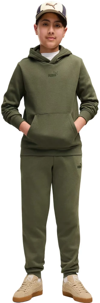 Bluza vaikams Puma ESS Small No.1 Logo Centered Hoodie khaki 692976 86 (116cm)