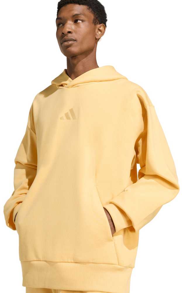 Vyriškas adidas All Szn Fleece Hoodie geltonas KT3105
