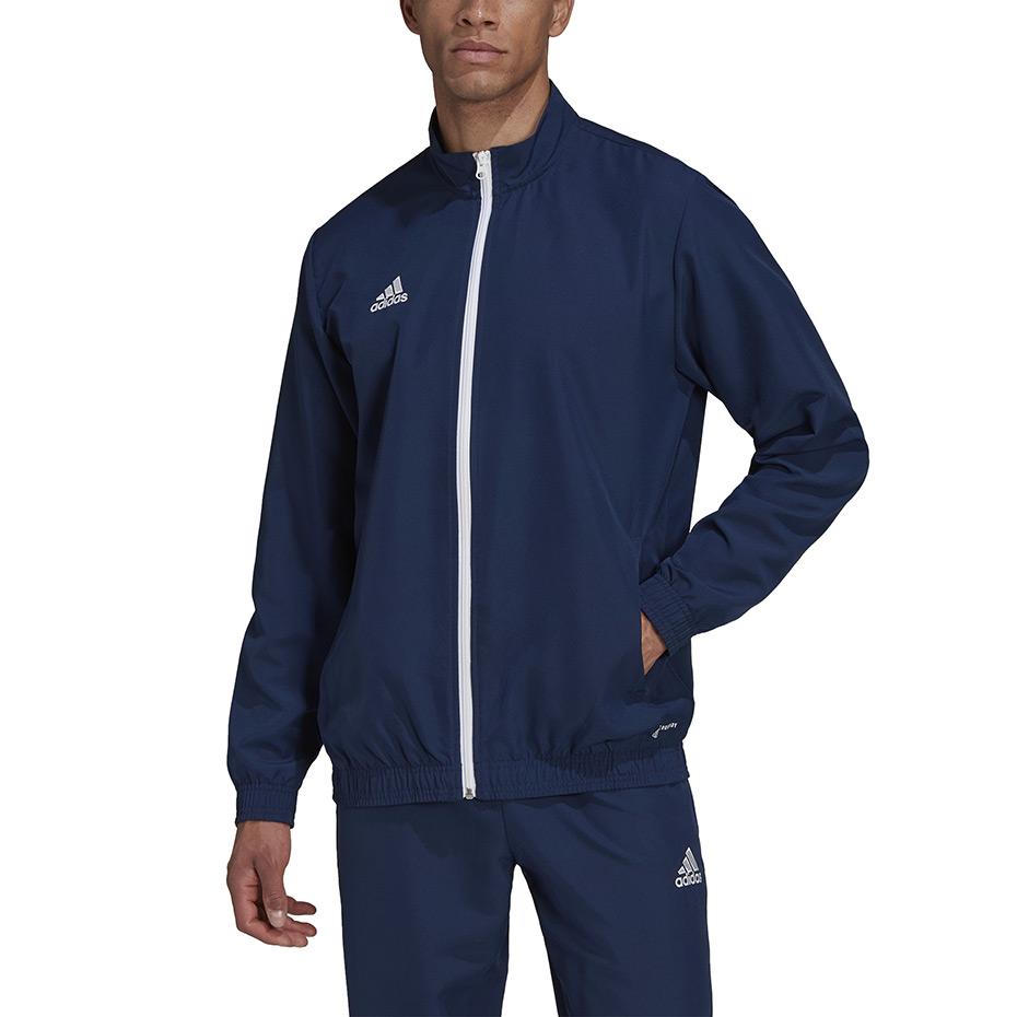Megztinis Adidas Entrada 22 Presentation Striukė tamsiai mėlyna HB0571 (L)