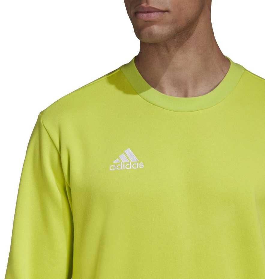 Bluza vyriška adidas Entrada 22 Sweat Top limonkowa HC5049 (M)