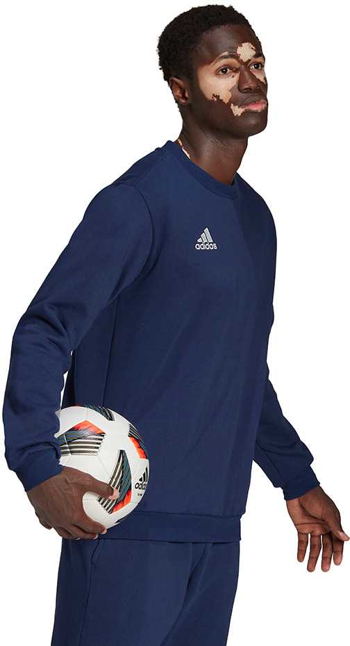 Bluza vyriška adidas Entrada 22 Sweat Top tamsiai mėlyna H57480 (M)