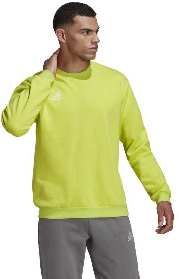 Bluza vyriška adidas Entrada 22 Sweat Top limonkowa HC5049 (M)