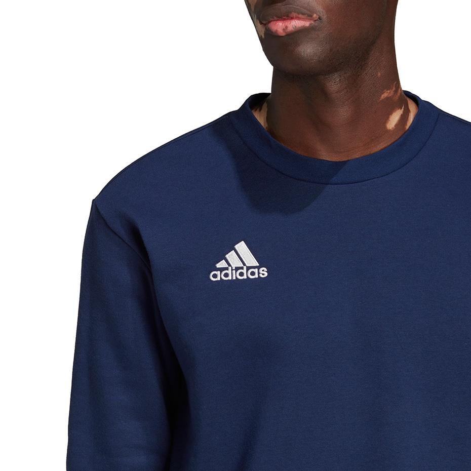 Bluza vyriška adidas Entrada 22 Sweat Top tamsiai mėlyna H57480 (M)