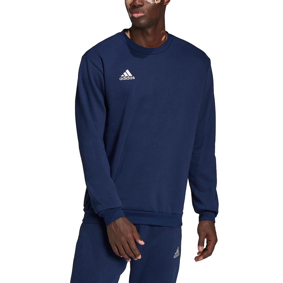 Bluza vyriška adidas Entrada 22 Sweat Top tamsiai mėlyna H57480 (M)
