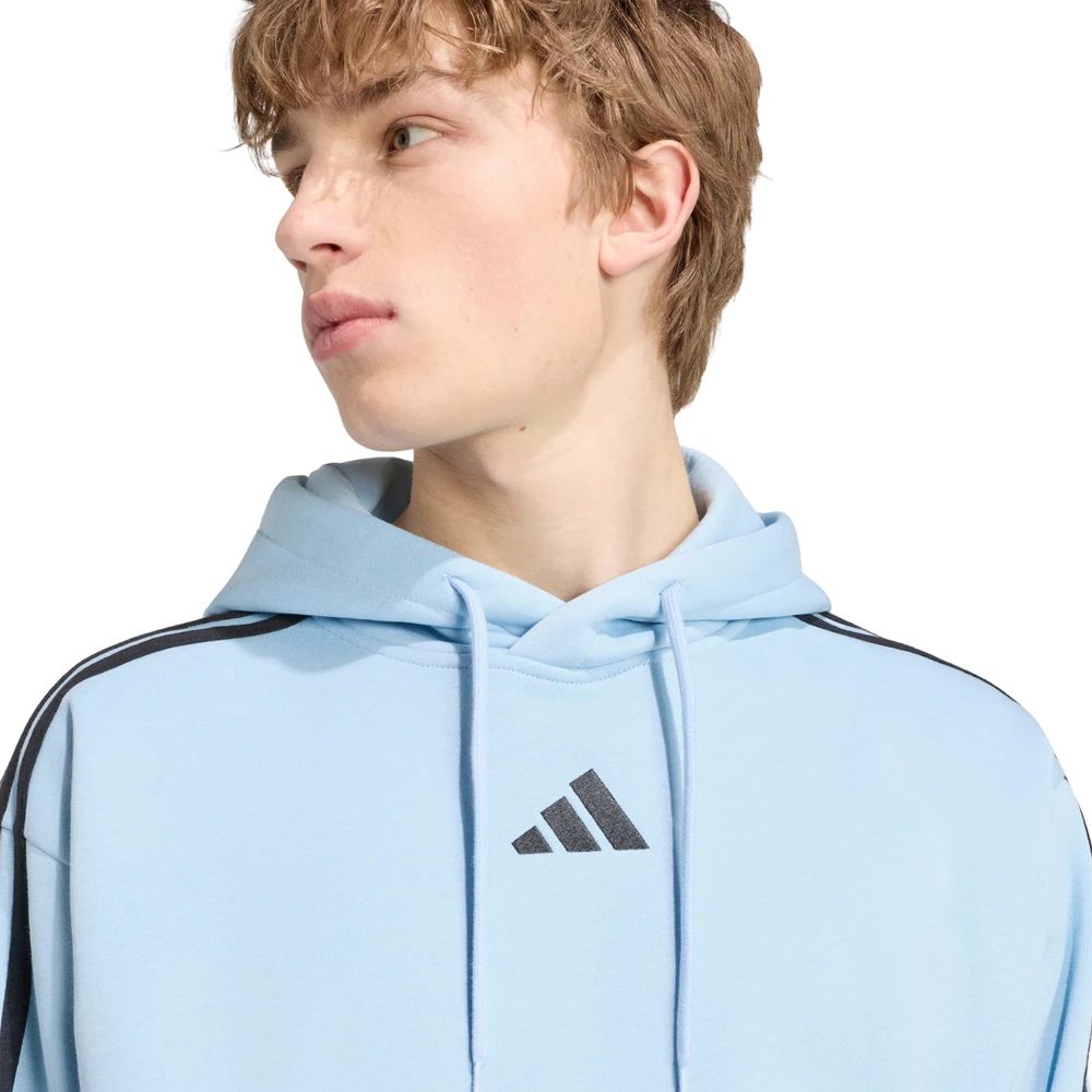 Bluza vyriška adidas Essentials 3-Stripes Fleece Hoodie melsva KY4170 (2XL)