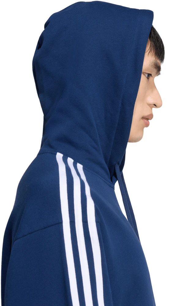 Bluza vyriška adidas Essentials 3-Stripes French Terry Hoodie tamsiai mėlyna KY4203 (S)