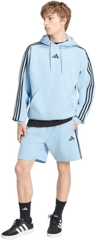 Bluza vyriška adidas Essentials 3-Stripes Fleece Hoodie melsva KY4170 (2XL)