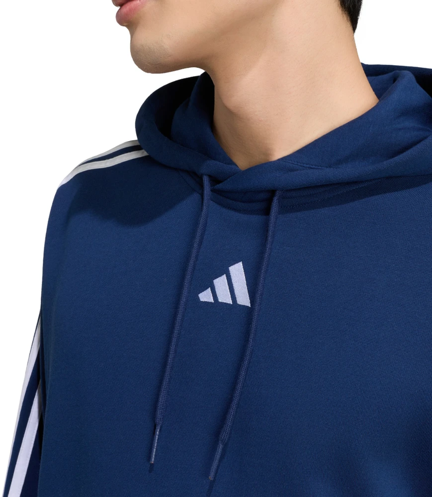 Bluza vyriška adidas Essentials 3-Stripes French Terry Hoodie tamsiai mėlyna KY4203 (S)