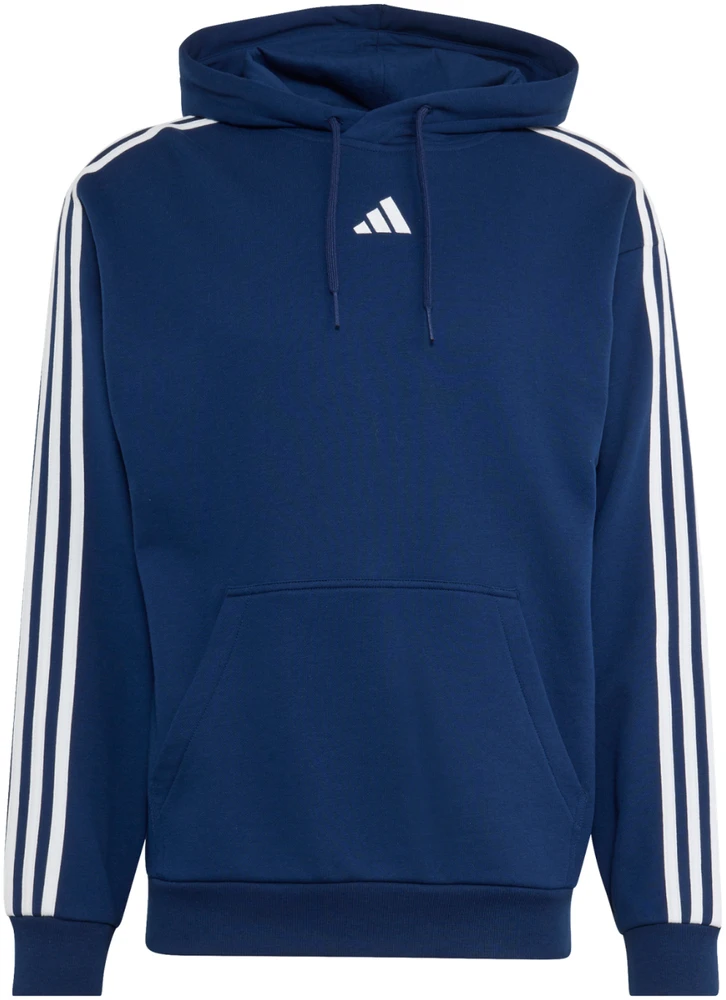 Bluza vyriška adidas Essentials 3-Stripes French Terry Hoodie tamsiai mėlyna KY4203 (S)
