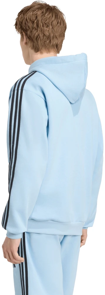 Bluza vyriška adidas Essentials 3-Stripes Fleece Hoodie melsva KY4170 (2XL)