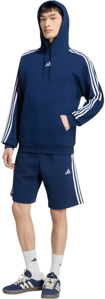 Bluza vyriška adidas Essentials 3-Stripes French Terry Hoodie tamsiai mėlyna KY4203 (S)