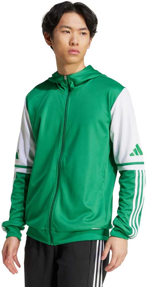 Bluza vyriška adidas Squadra 25 Hoody zielono-balta JP3164 (M)