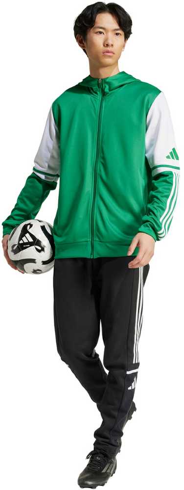 Bluza vyriška adidas Squadra 25 Hoody zielono-balta JP3164 (M)