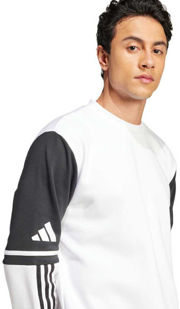 Bluza vyriška adidas Squadra 25 Sweat Crew balta ir-juoda JD2959 (S)