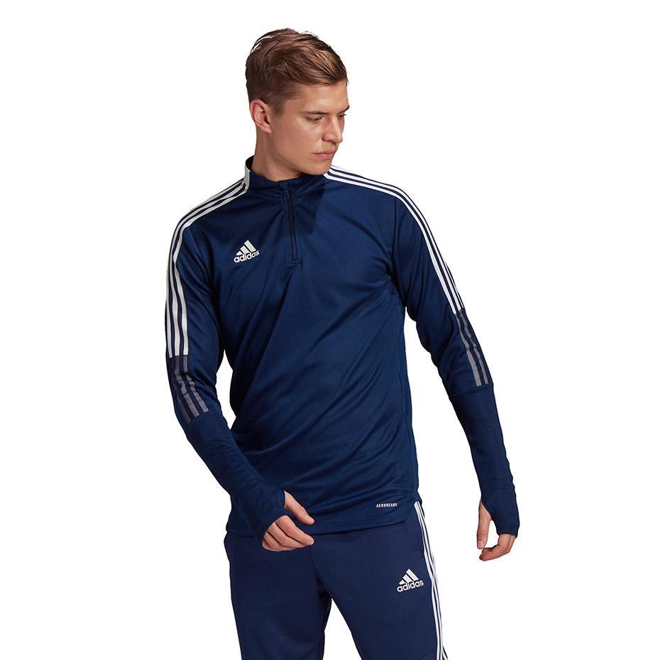 „Adidas Tiro 21 Training Top“ tamsiai mėlynas GE5426 megztinis (S)
