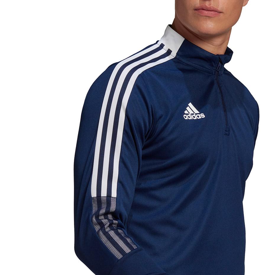 „Adidas Tiro 21 Training Top“ tamsiai mėlynas GE5426 megztinis (S)