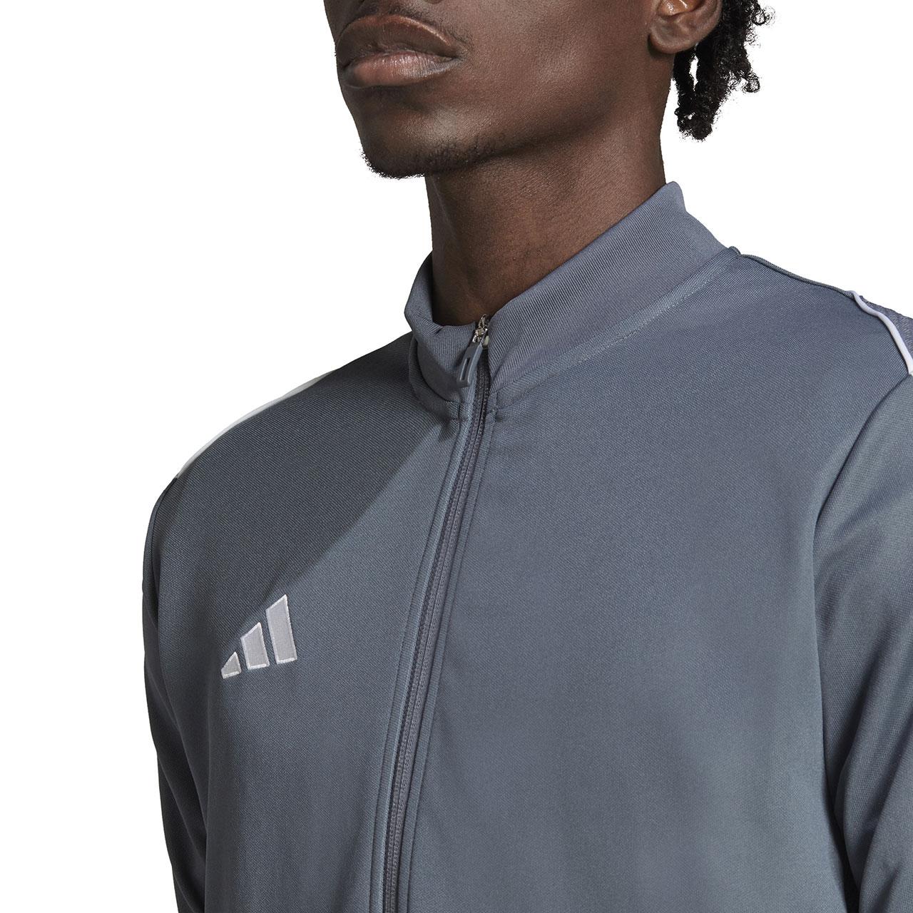 „Adidas Tiro 23 League Training Track Top“ pilkas HS3504 vyriškas megztinis (L)