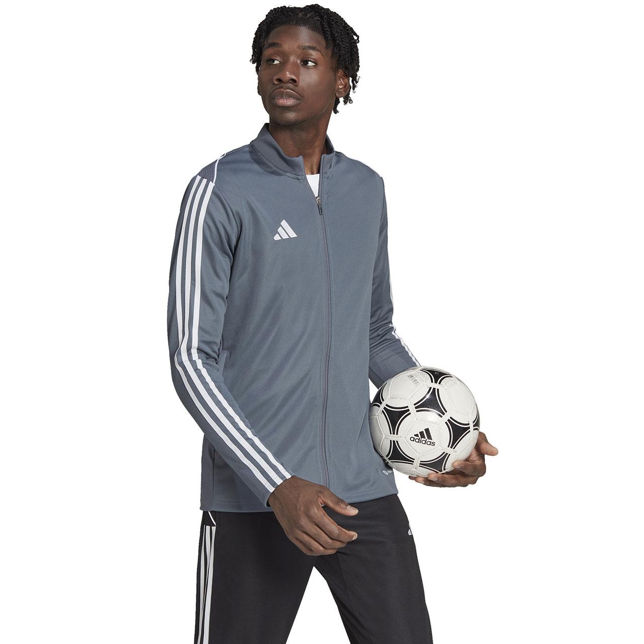 Vyrų „Adidas Tiro 23 League“ treniruočių viršutinė dalis, pilka HS3504 (S)