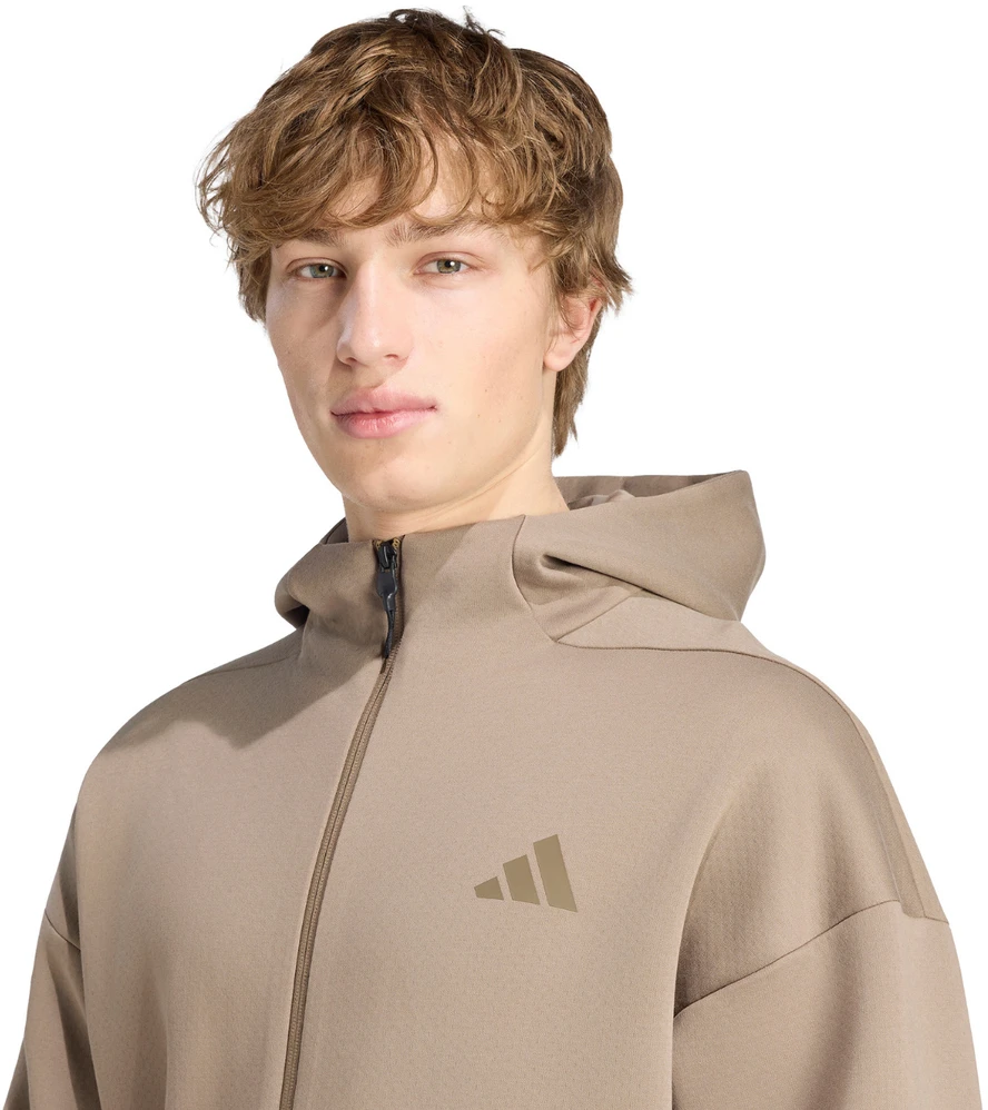Bluza vyriška adidas Z.N.E. Full Zip smėlio sp. KF3828 (M)