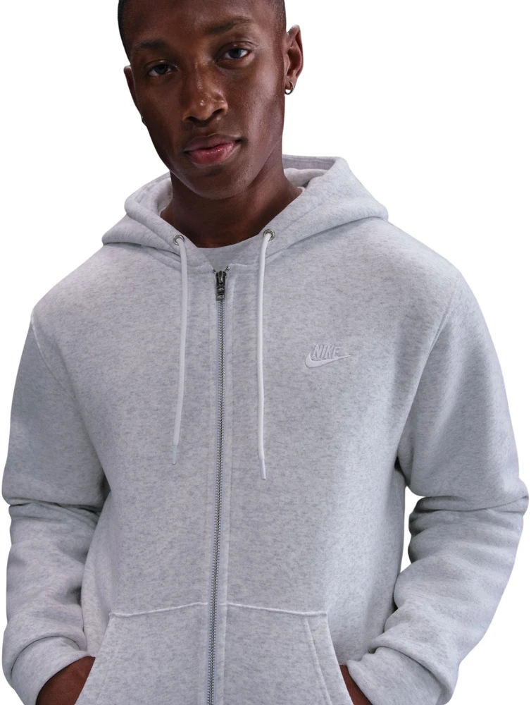 Bluza vyriška Nike Club BB FZ Hoodie pilka FN3861 051 (L)