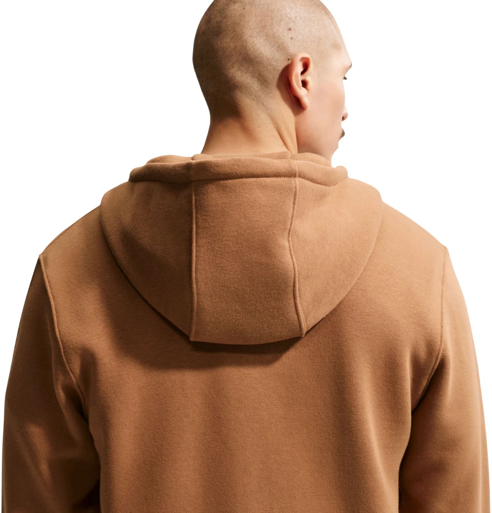 Bluza vyriška Nike Club BB FZ Hoodie jasny ruda FN3861 270 (XL)