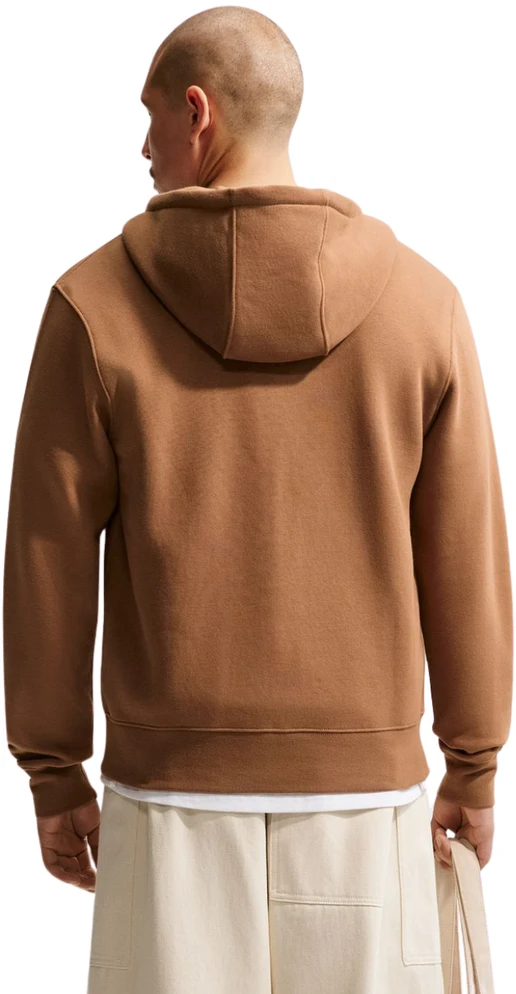 Bluza vyriška Nike Club BB FZ Hoodie jasny ruda FN3861 270 (XL)