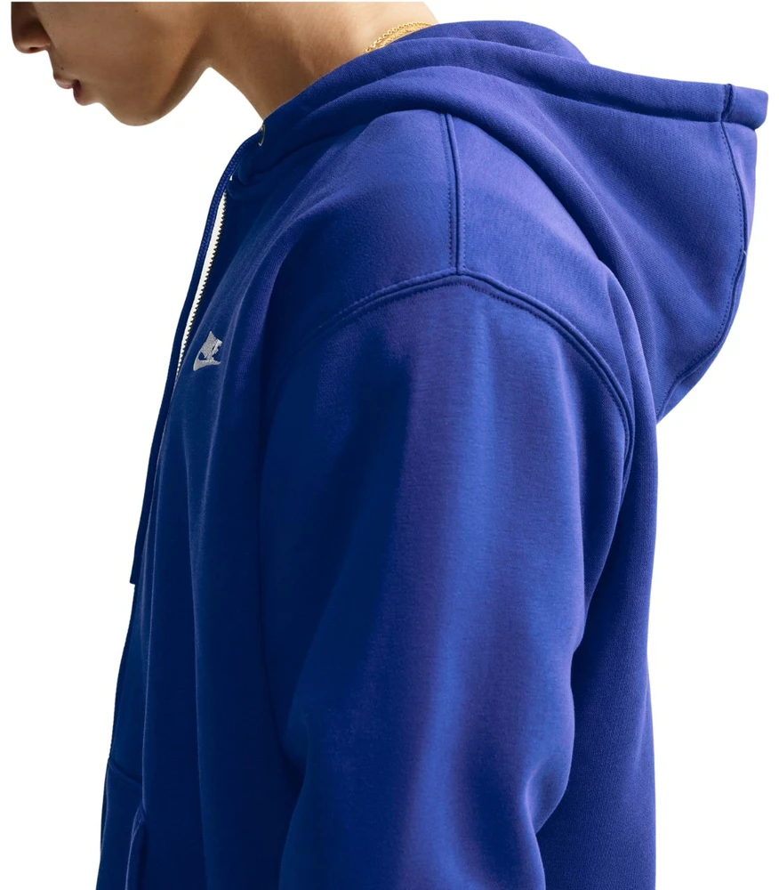 Bluza vyriška Nike Club BB FZ Hoodie mėlyna FN3861 455 (S)