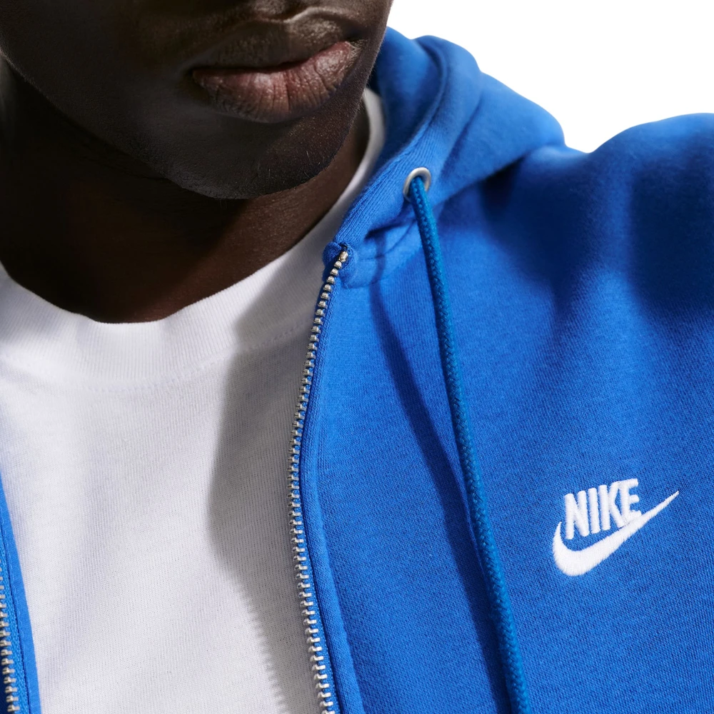 Bluza vyriška Nike Club BB FZ Hoodie mėlyna FN3861 480 (L)
