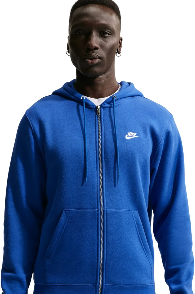 Bluza vyriška Nike Club BB FZ Hoodie mėlyna FN3861 480 (L)