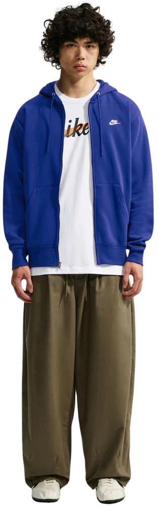 Bluza vyriška Nike Club BB FZ Hoodie mėlyna FN3861 455 (S)