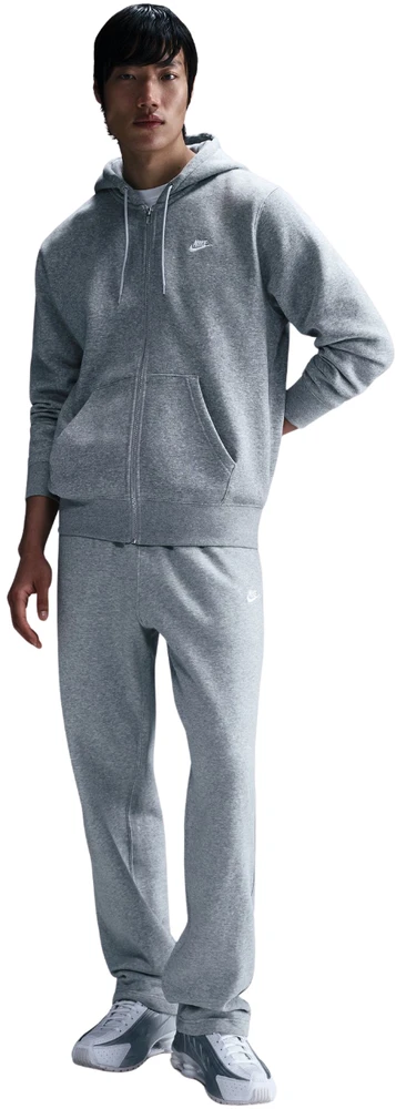 Bluza vyriška Nike Club BB FZ Hoodie pilka FN3861 063 (2XL)