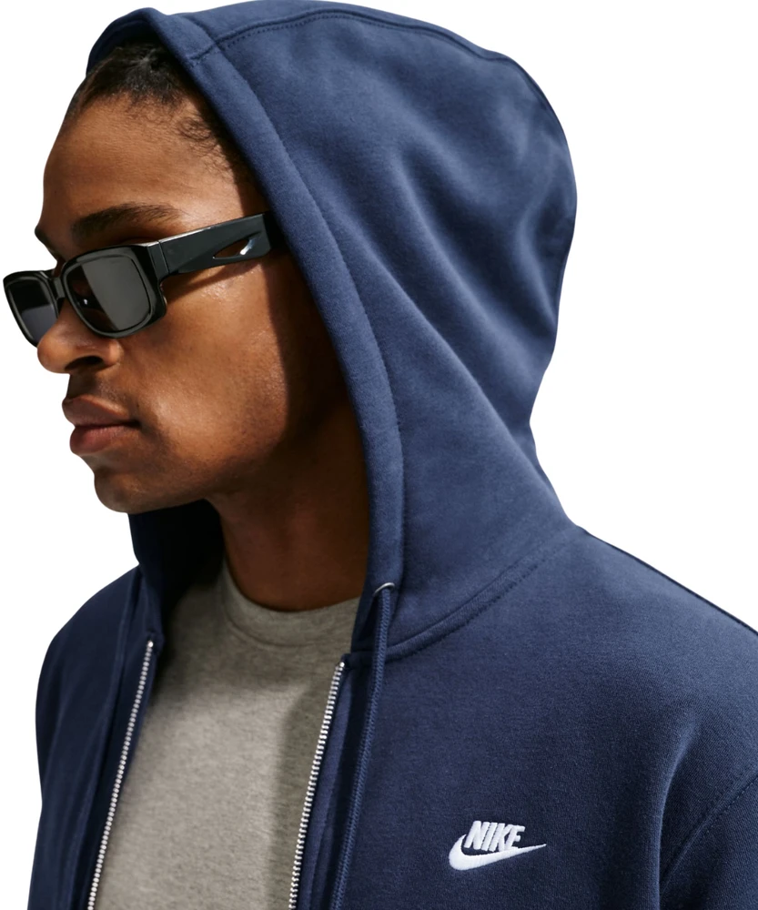 Bluza vyriška Nike Club BB FZ Hoodie tamsiai mėlyna FN3861 451 (S)