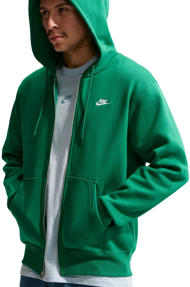 Vyrų džemperis su gobtuvu Nike Club BB FZ, žalias, FN3861 365