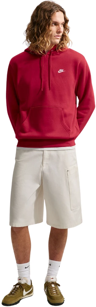 Bluza vyriška Nike Club BB raudona FN3859 608 (M)