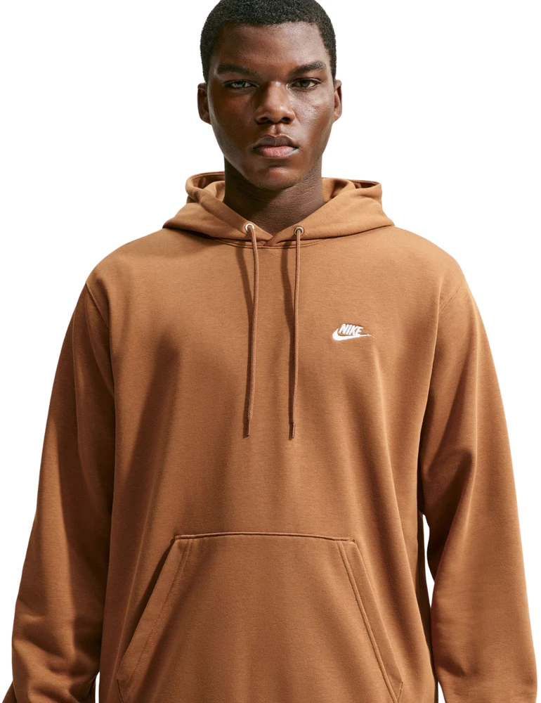 Bluza vyriška Nike Club FT PO Hoodie jasny ruda FN3866 270 (2XL)