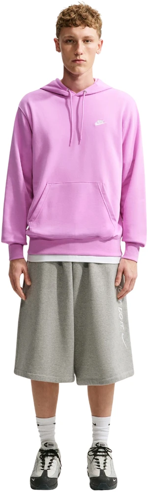 Bluza vyriška Nike Club FT PO Hoodie rožinė FN3866 503 (L)