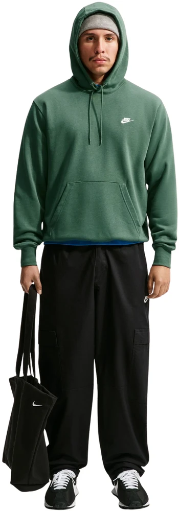 Bluza vyriška Nike Club FT PO Hoodie žalia FN3866 323 (M)