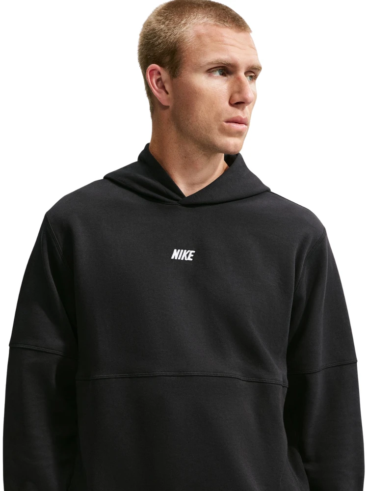 Bluza vyriška Nike Club Varsity Hoodie juoda IO1383 010 (2XL)