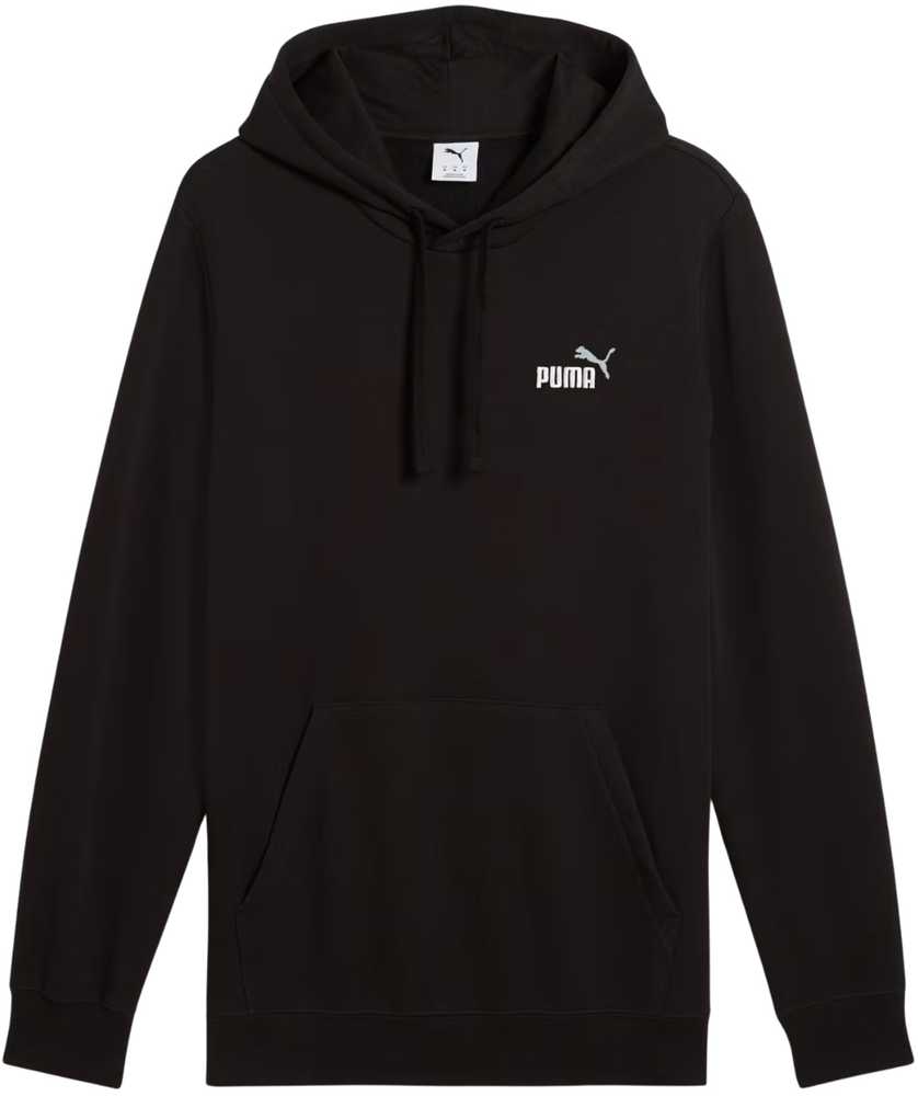 Vyriškas Puma ESS 2 spalvų mažu "No. 1 Logo" džemperis su gobtuvu, juodas 684719 01 Puma