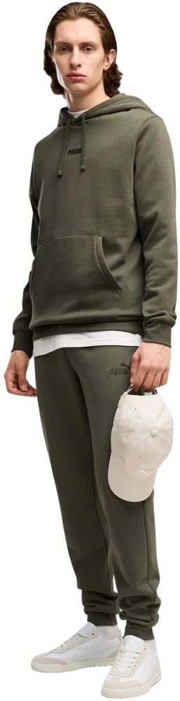 Bluza vyriška Puma ESS Small No.1 Logo Hoodie khaki 692914 86 (S)