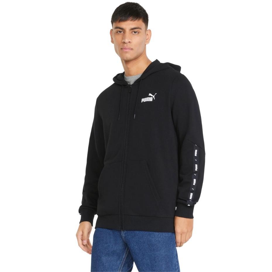 Puma ESS+ Tape Full-Zip Hoodie TR juodas 848768 01