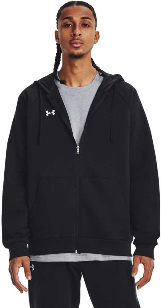 UAR Under Armour Men’s Rival Fleece FZ Hoodie juodas 1379767 001