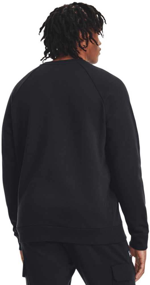 UAR Under Armour vyriškas „Rival Fleece Crew“ megztinis, juodas 1379755 001
