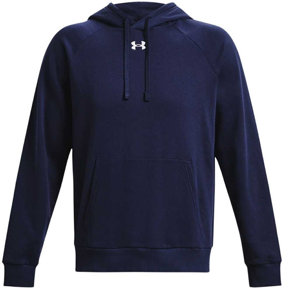 Vyriškas džemperis su gobtuvu Under Armour Rival Fleece, tamsiai mėlynas