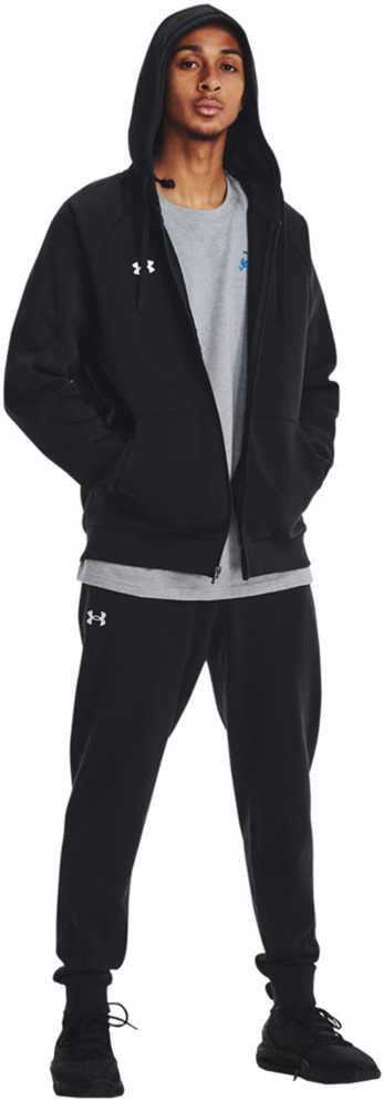 UAR Under Armour Men’s Rival Fleece FZ Hoodie juodas 1379767 001