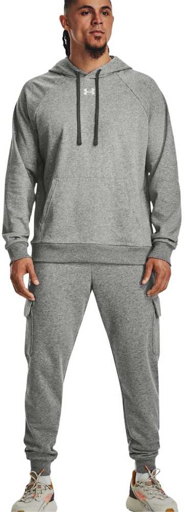 Vyriškas džemperis su gobtuvu Under Armour Rival Fleece, pilkas