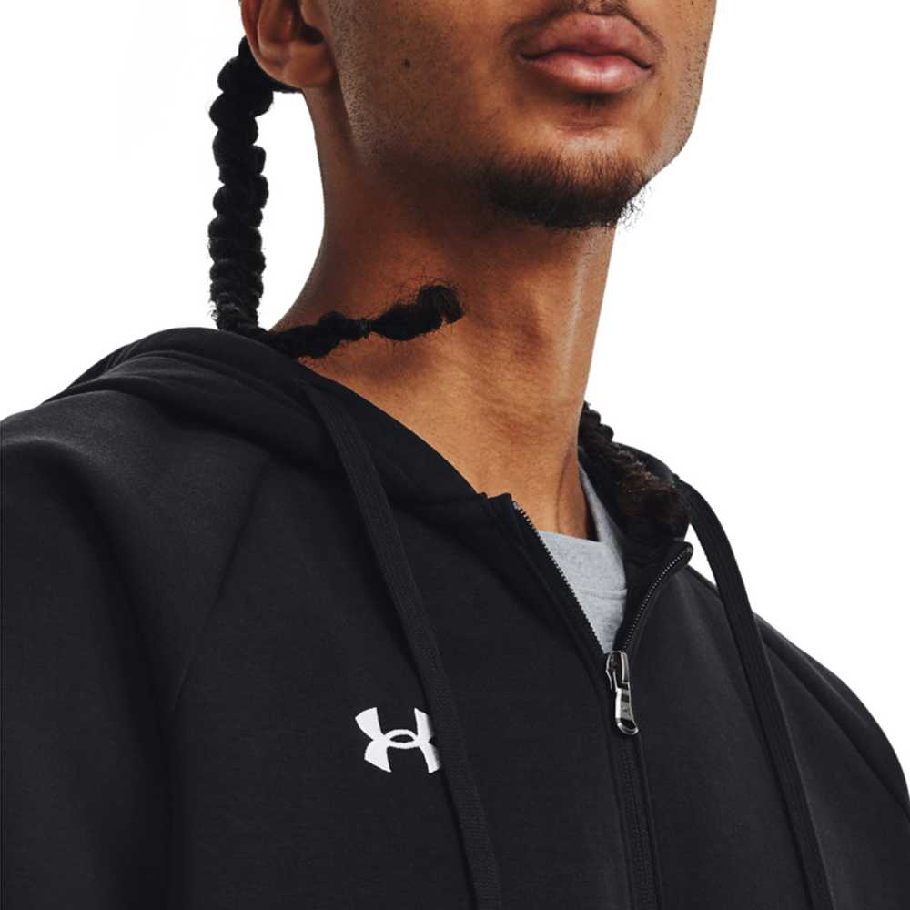 UAR Under Armour Men’s Rival Fleece FZ Hoodie juodas 1379767 001