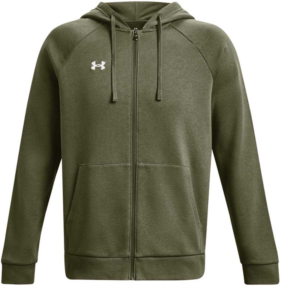 Vyriškas džemperis su gobtuvu Under Armour Rival Fleece, chaki
