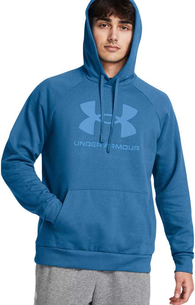 UAR Under Armour Rival Fleece Logo HD mėlynas 1379758 406 L